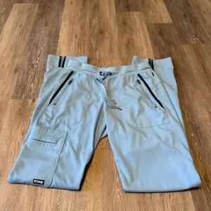 Grey’s Anatomy scrub bottoms size Small Tall light blue